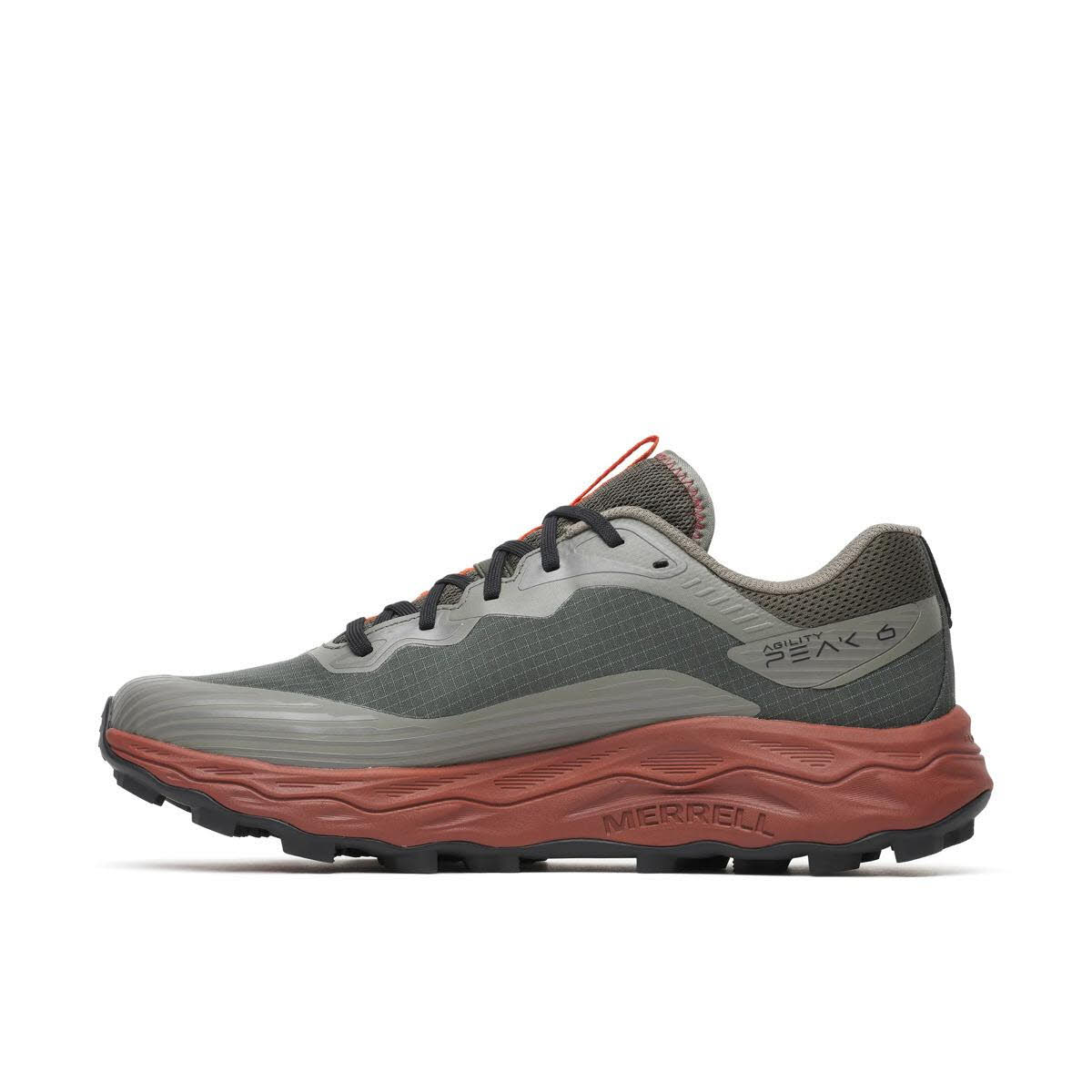 Merrell AGILITY PEAK 6 GTX Herren Laufschuhe Trailrunningschuhe grau/rot