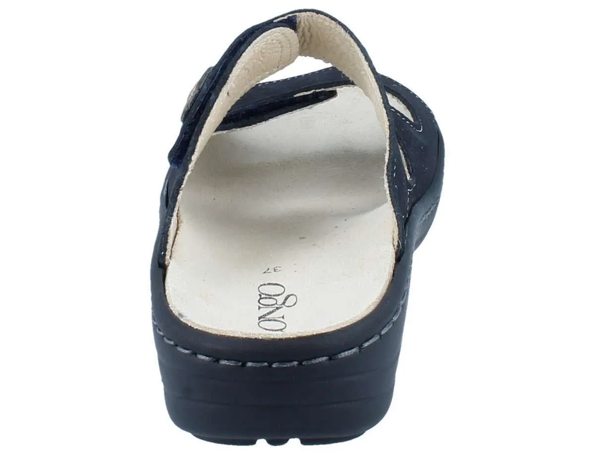 Beq-Pantl-Wörishf-30 Hausschuh Damen dunkelblau