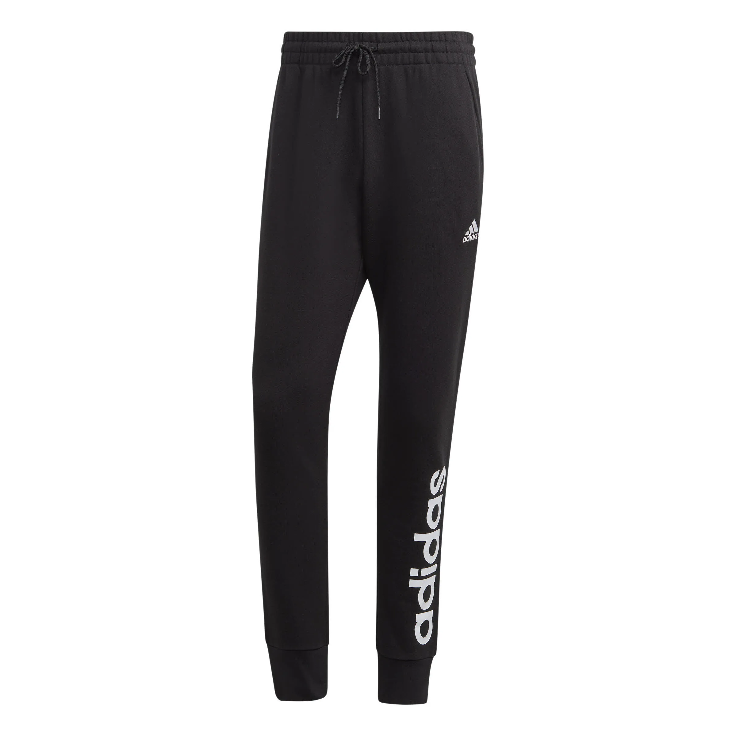 adidas Essentials French Terry Tapered Cuff Logo Jogginghose Herren schwarz