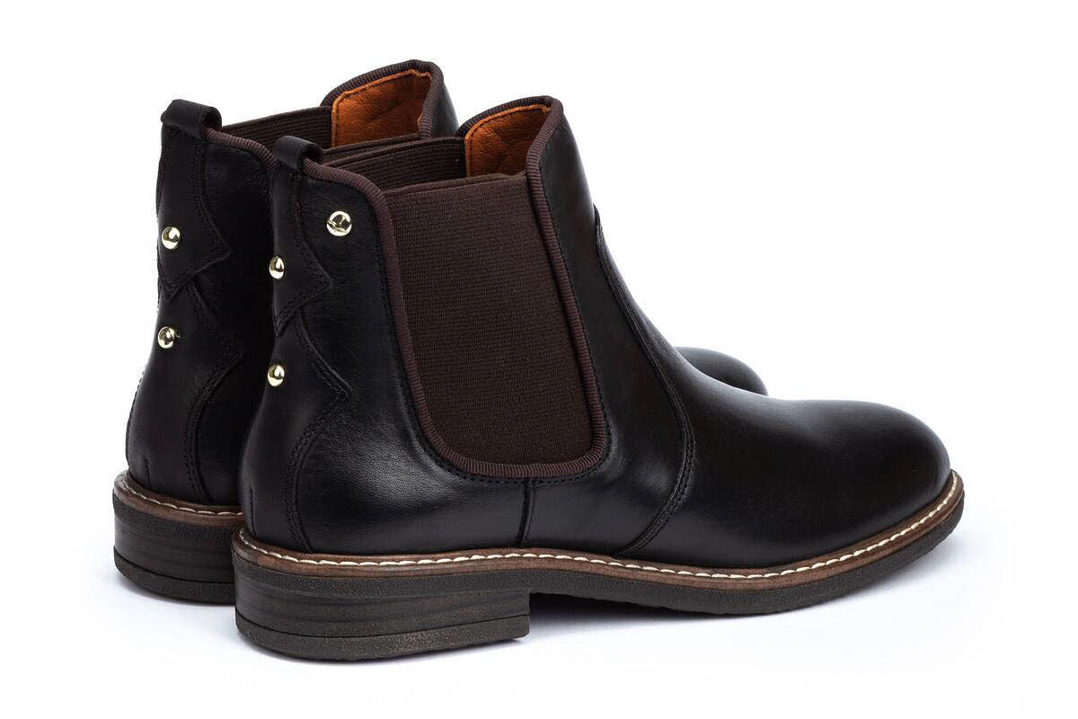 Pikolinos Aldaya Damen Stieflette Slipper ungefüttert schwarz NEU