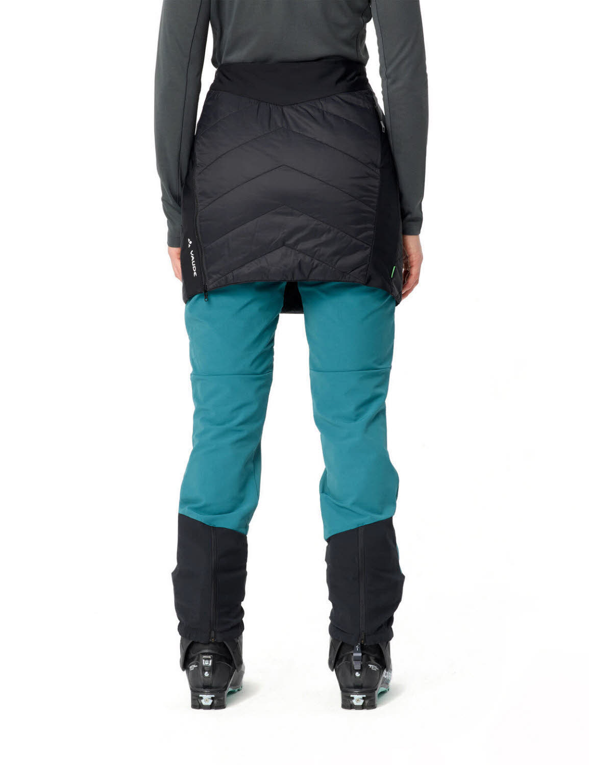 Vaude Sesvenna Reversible Skirt II Damen Wanderrock Outdoorrock schwarz