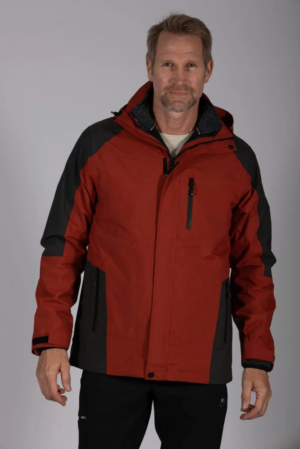 Maul Fürstenfeld MTX Lagenjacke Kombijacke Winterjacke Herren rot