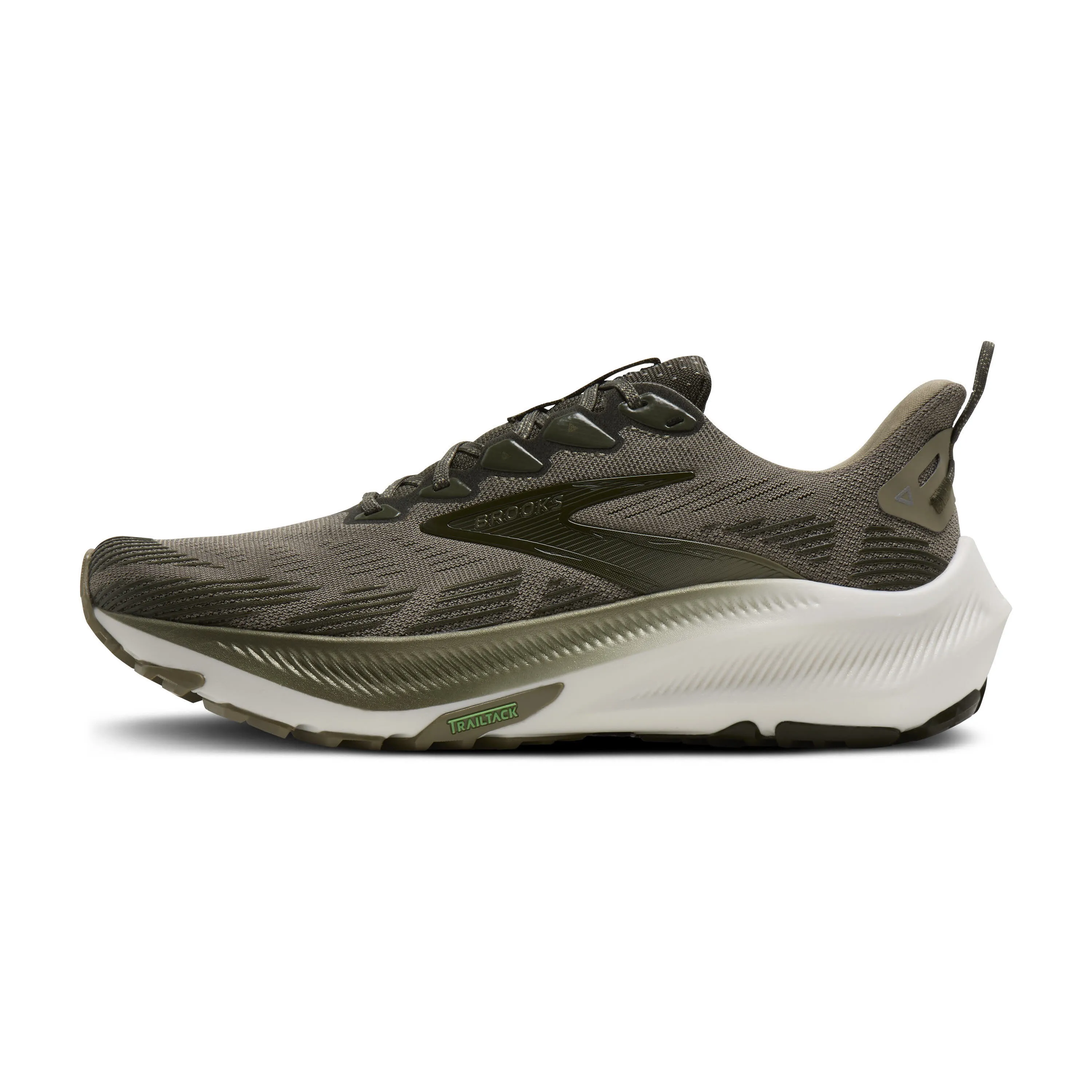 Brooks Ghost Trail Herren Trailrunning Laufschuhe olive/olive/metallic