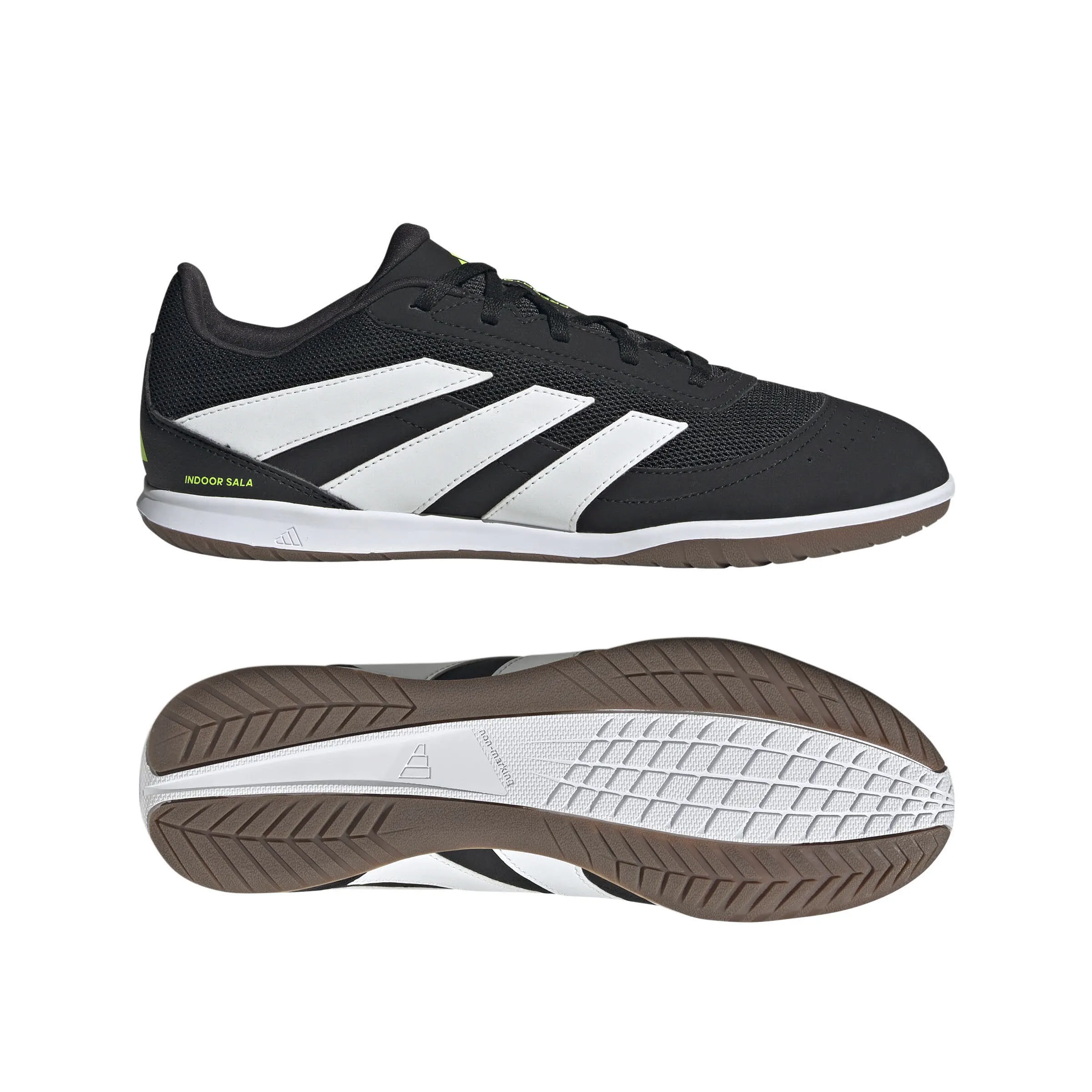 adidas PREDATOR CLUB IN SALA Unisex Fußballschuhe Hallenschuhe cblack/ftwwht/luclem