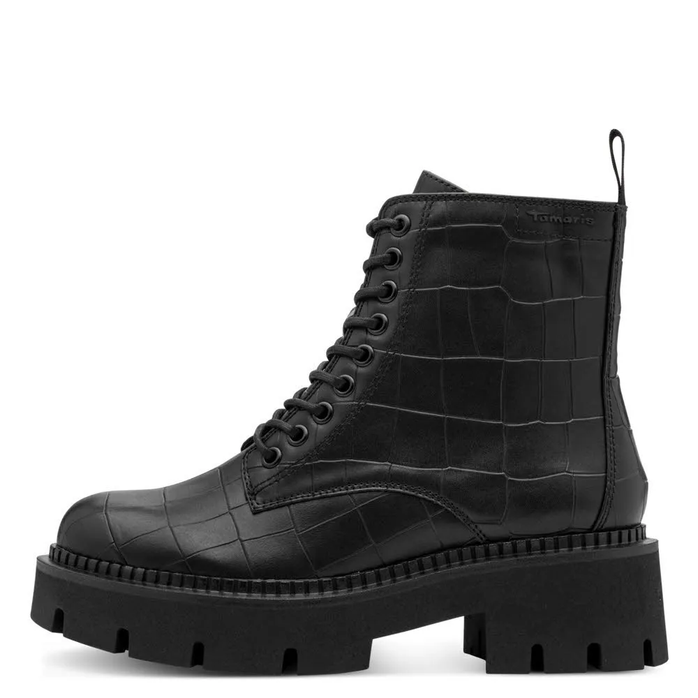 Tamaris Damen Stiefel Stiefeletten schwarz