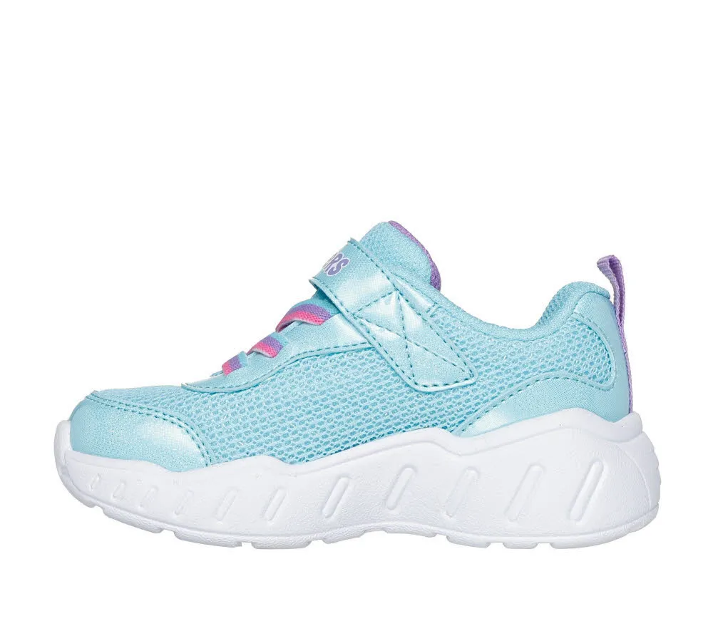 Skechers Pay Scene - Fun Squad Kinder Mädchen Sneaker blau rosa