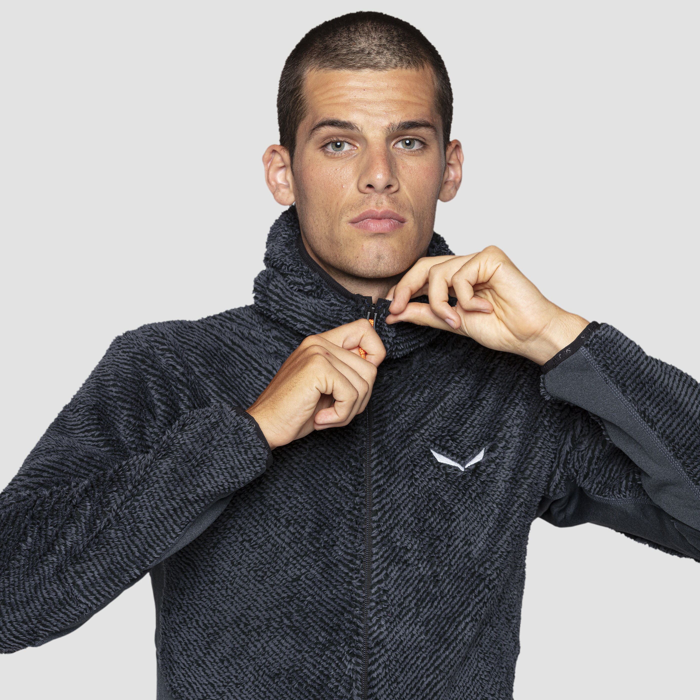 Salewa TOGNAZZA PL M JACKET Fleecejacke Kapuzenjacke Herren schwarz