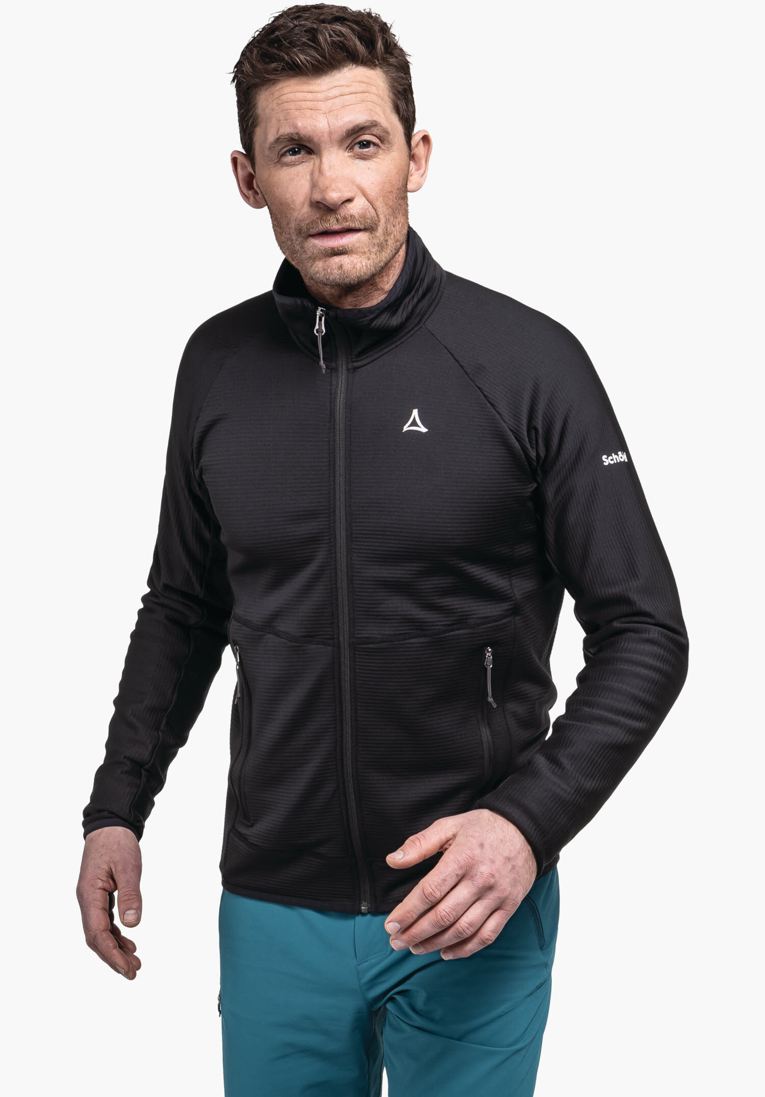 Schöffel Cascata Herren Fleecejacke Wanderjacke schwarz