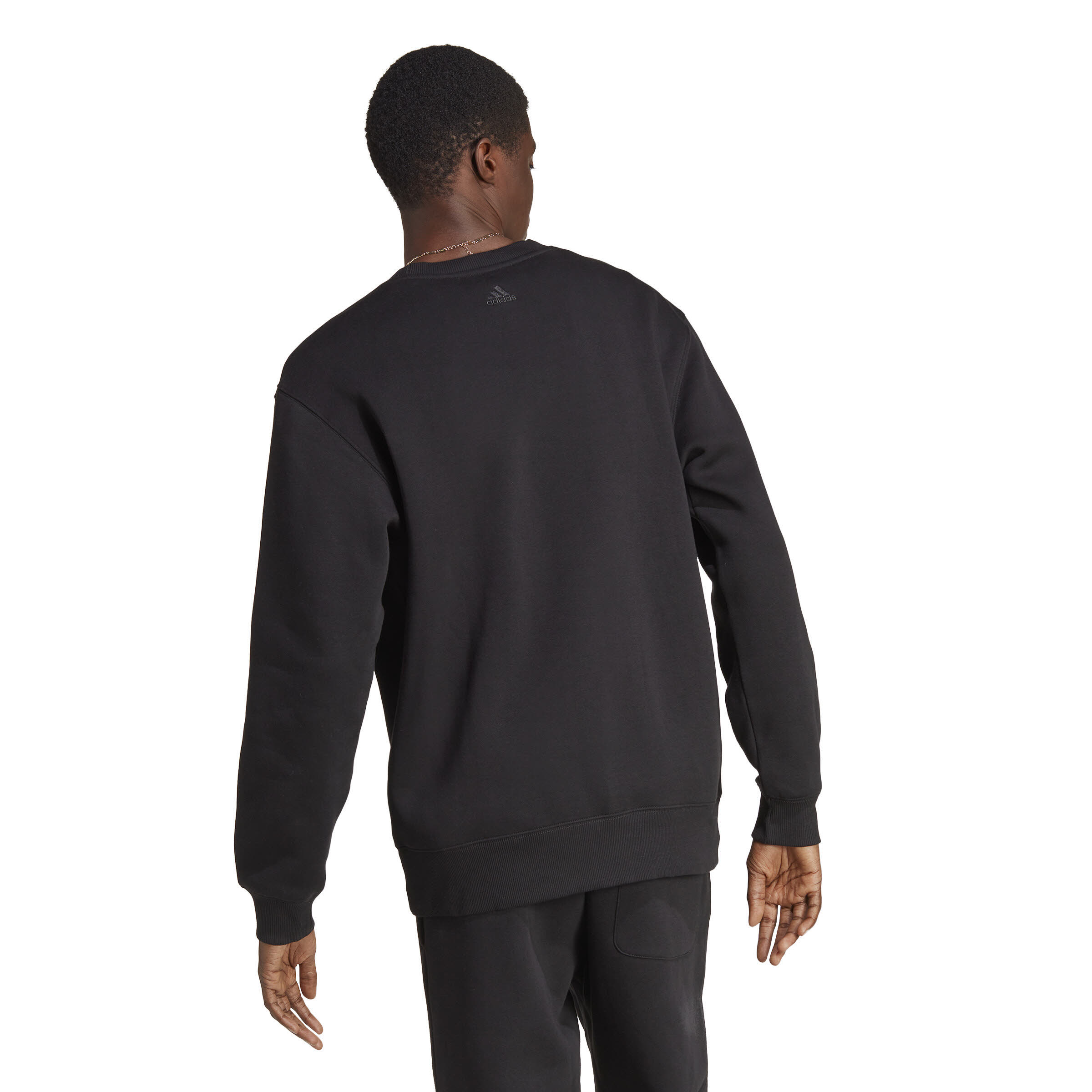 adidas ALL SZN Fleece Graphic Sweatshirt Herren Pullover schwarz NEU