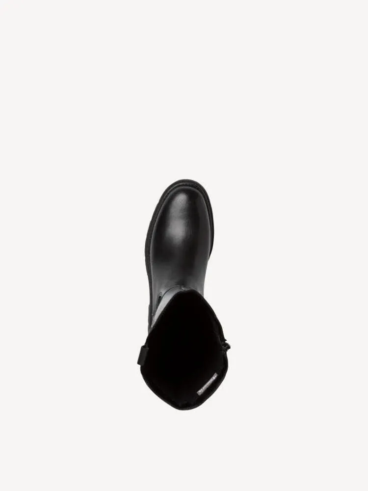 Tamaris Long Boot Flat Damen Modestiefel Stiefel schwarz