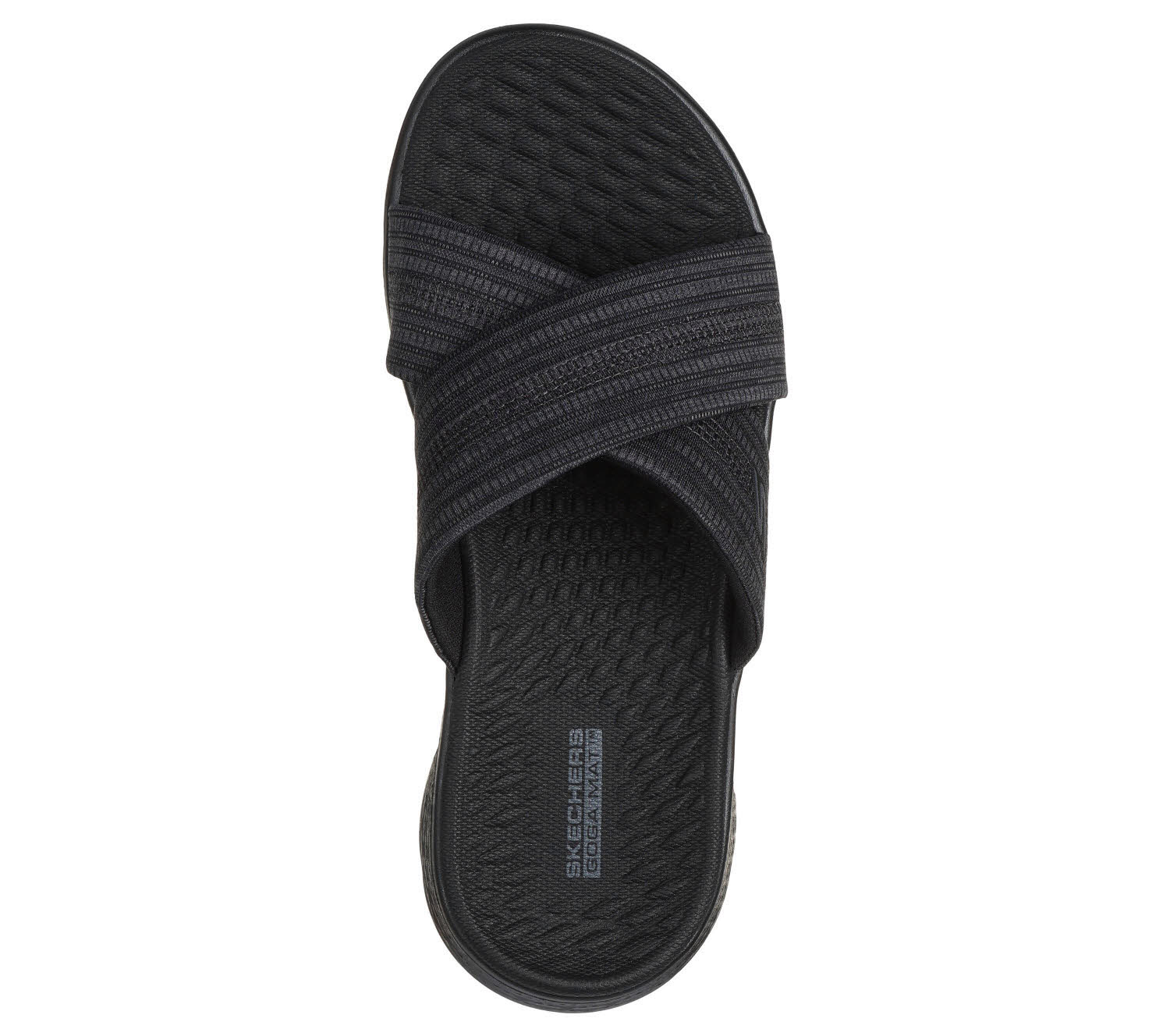 Skechers GO WALK FLEX SANDAL - IMPRESSED Damen Sandalen schwarz