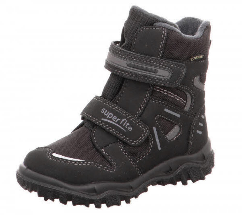 superfit HUSKY Jungen Snowboot Klettverschluss GTX  Winterstiefel schwarz NEU