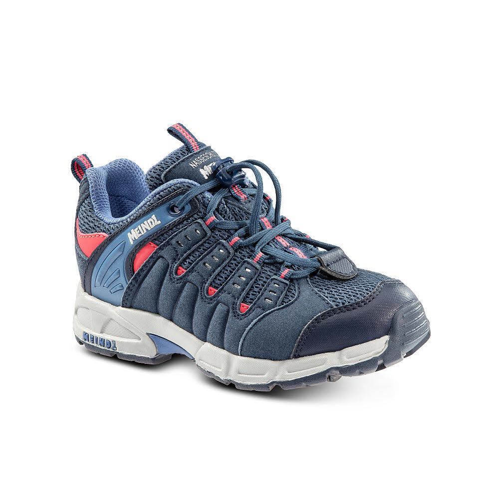 Meindl Snap Junior Freizeitschuh Klettverschluß Mädchen blau NEU