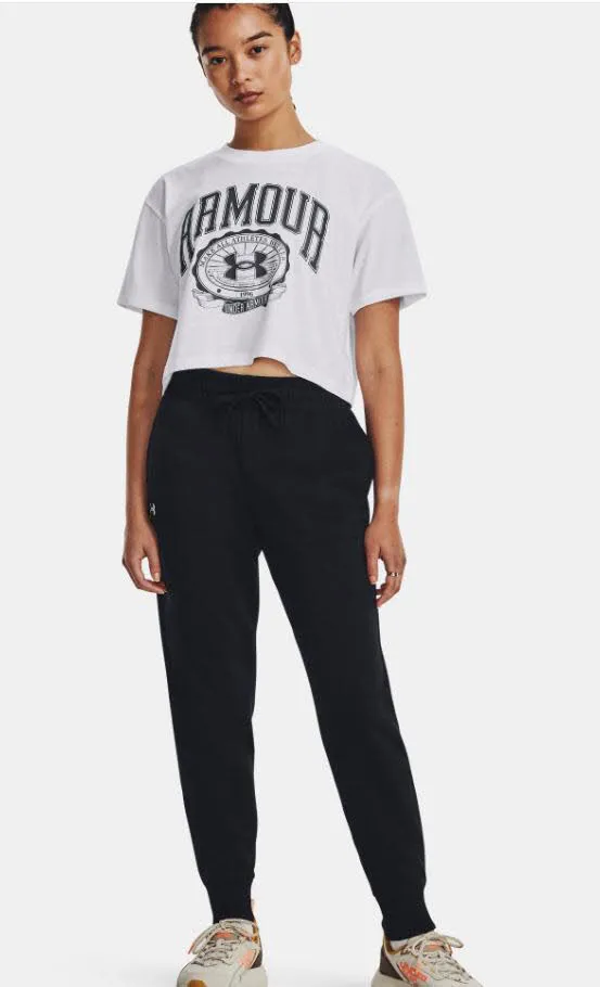 Under Armour Rival Fleece Damen Jogginghose Sporthose schwarz