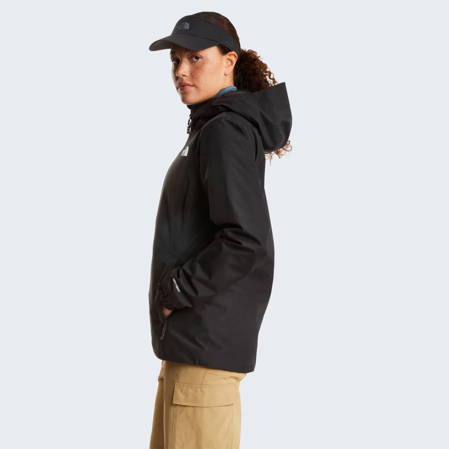 The North Face QUEST MONO JACKET Damen Windjacke Wanderjacke schwarz