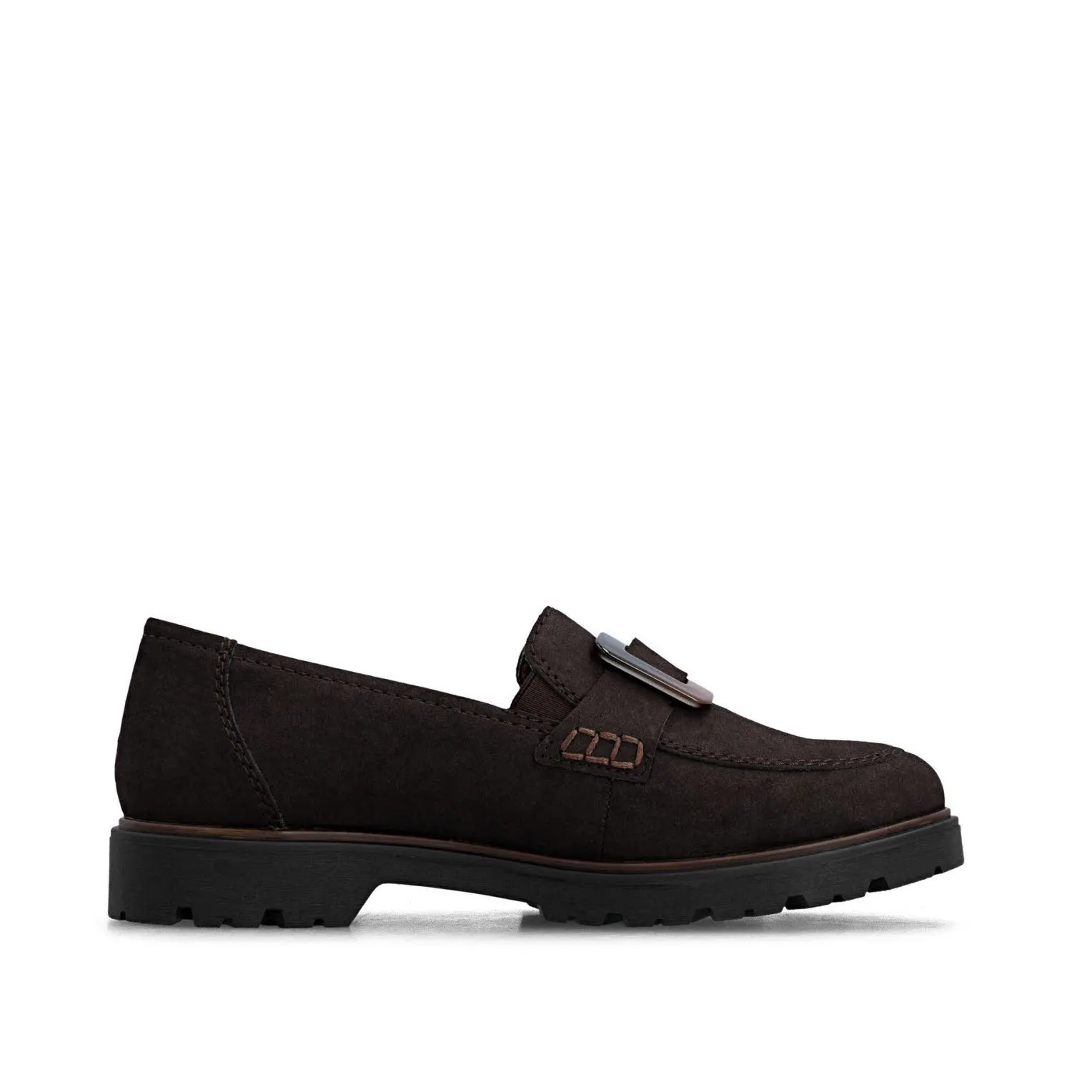 Rieker HWK Damen Halbschuhe Slipper nougat