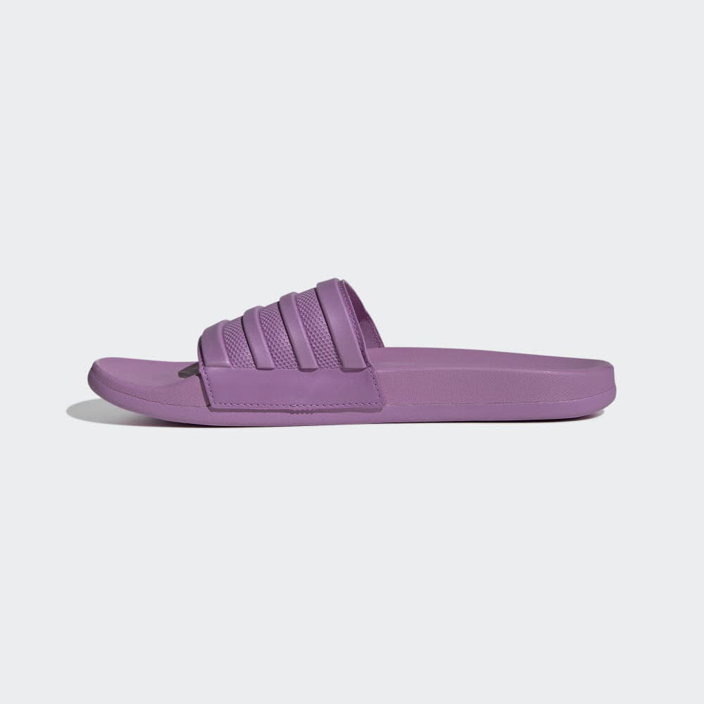 adidas COMFORT Damen Adilette Badeschuhe lila