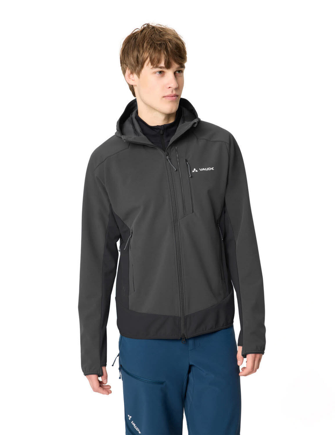 Vaude Men's Larice Softshell Jacket Herren Softshelljacke Outdoorjacke schwarz