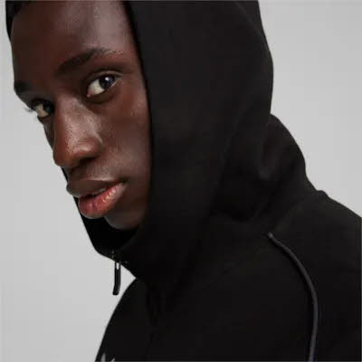 Puma teamFINAL Casuals Hooded Jkt Kapuzenjacke Herren schwarz