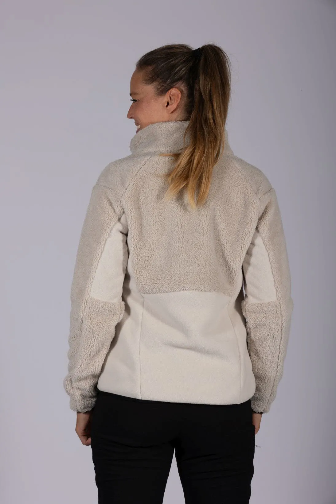 Maul Sport Tübingen Damen Fleecejacke Freizeitjacke beige