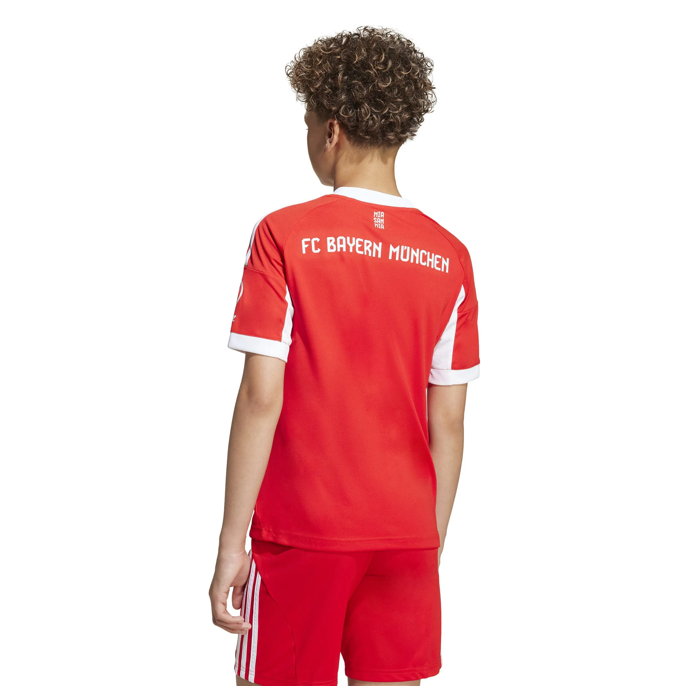 adidas FC Bayern München 25/26 Kinder Jersey Heimtrikot rot/weiß