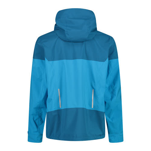 CMP HE JACKET FIX HOOD Herren 2,5 Lagen Outlayer Shelljacke Outdoor danube NEU