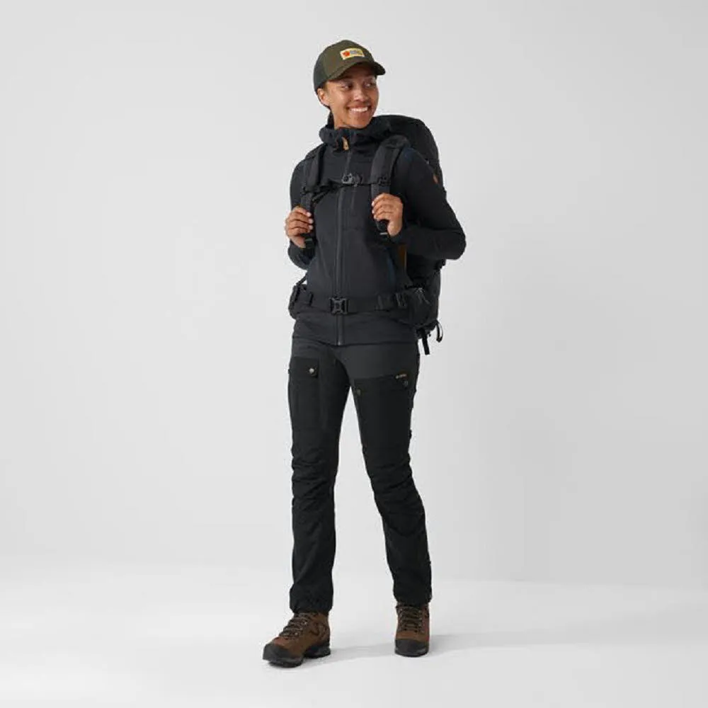 Fjäll Räven Keb Trousers Damen Trekkinghose Wanderhose grau