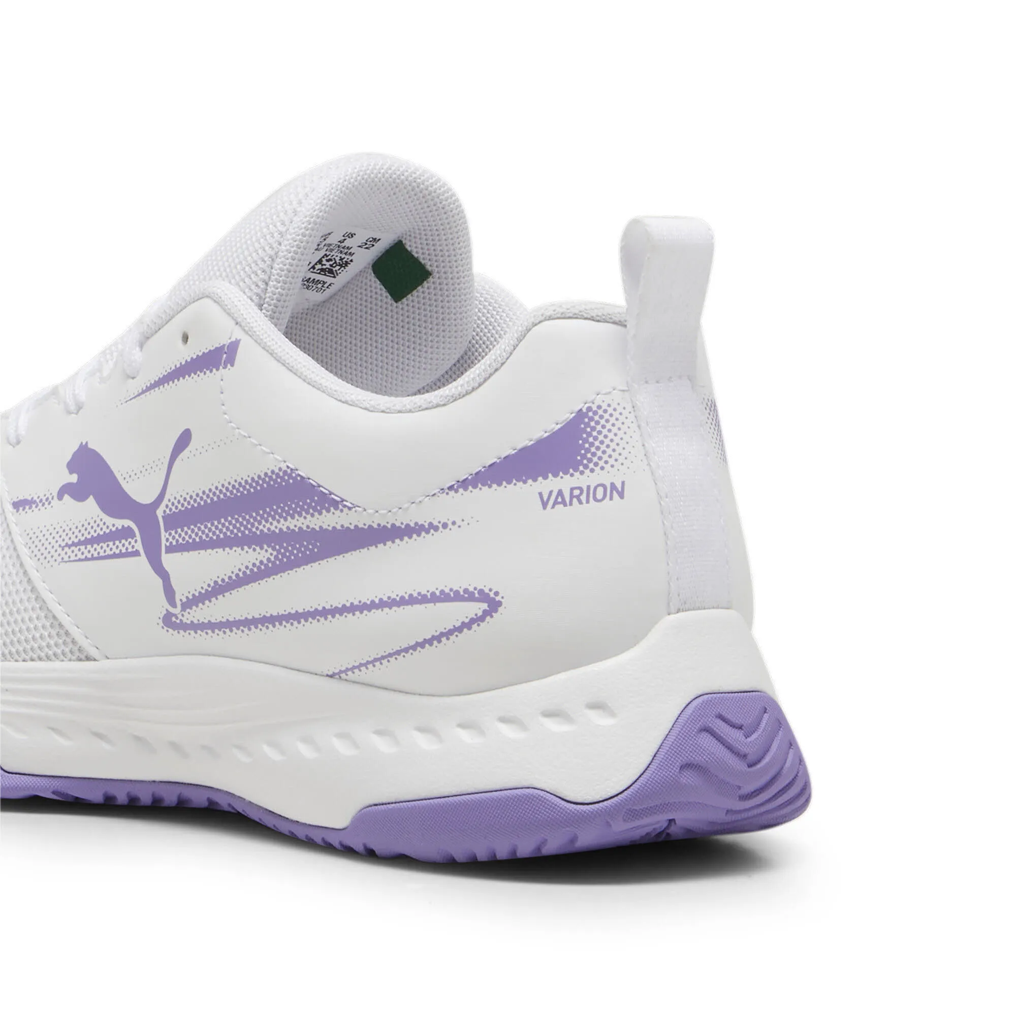 Puma Varion II Jr Hallensportschuhe Teenager Mädchen weiß lila