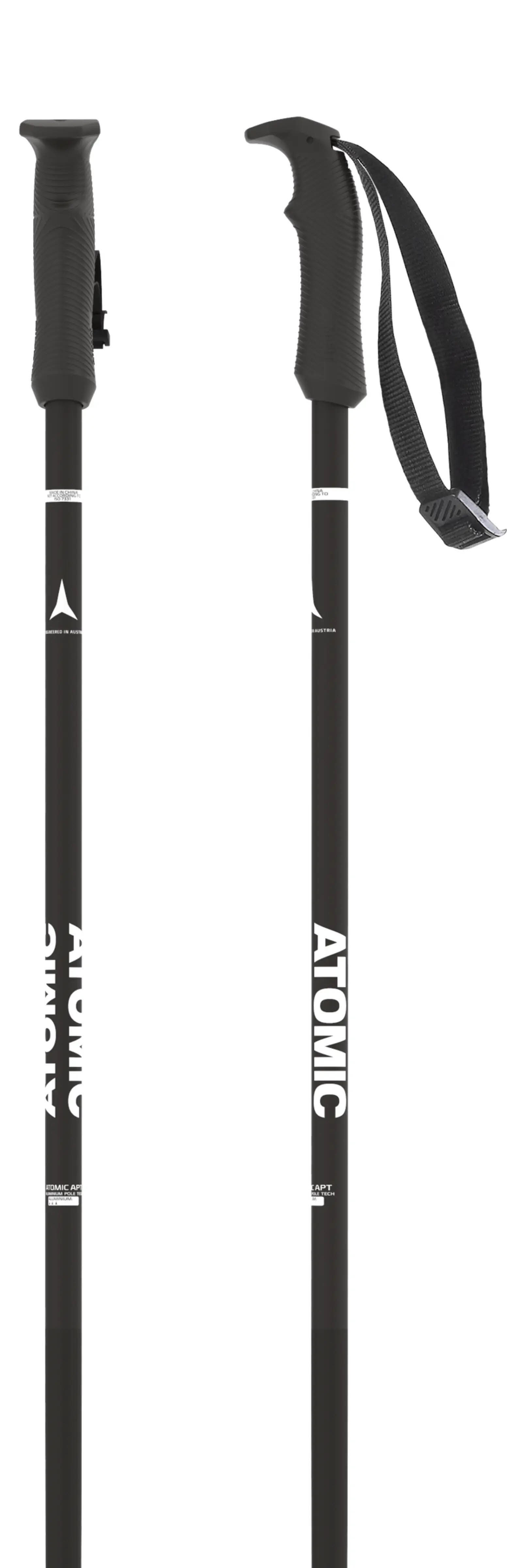 Atomic AMT Unisex Skistöcke Ski Poles Ski Alpin Aluminium schwarz NEU