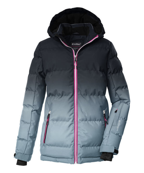 Ski-Steppjacke KSW 330 GRLS SKI QLTD JCKT Mädchen grau