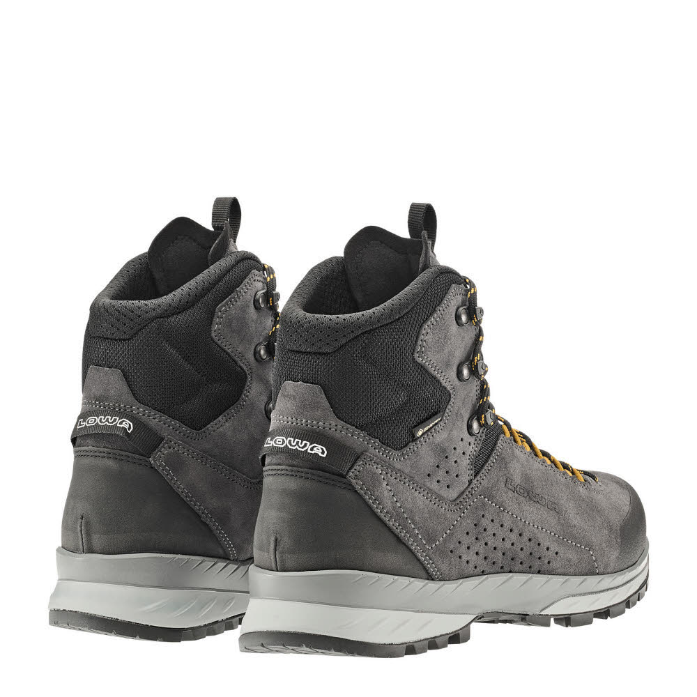Lowa DELAGO GTX MID Herren Wanderschuhe Trekkingschuhe Mid grau/schwarz