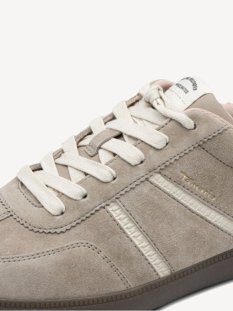 Tamaris Women Lace-up Damen Sneaker Low modisch Schnürschuhe taupe/rose