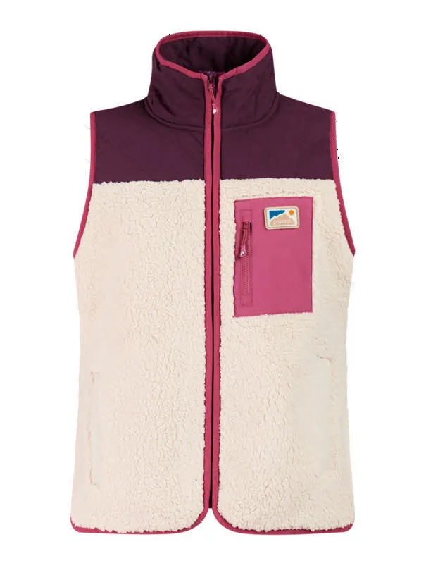 PROTEST DA PRTWeeton outdoor bodywarmer Damen Weste Fleece lila