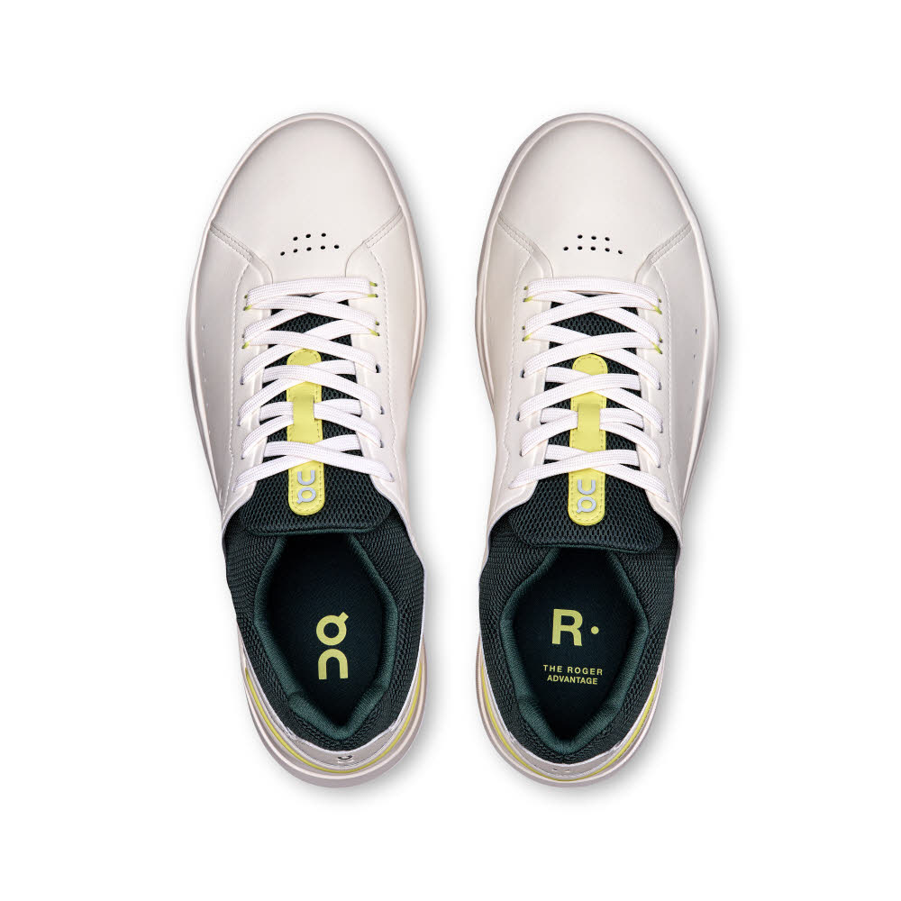 ON THE ROGER Advantage Sneaker Freizeitschuh Herren weiß dunkelgrün