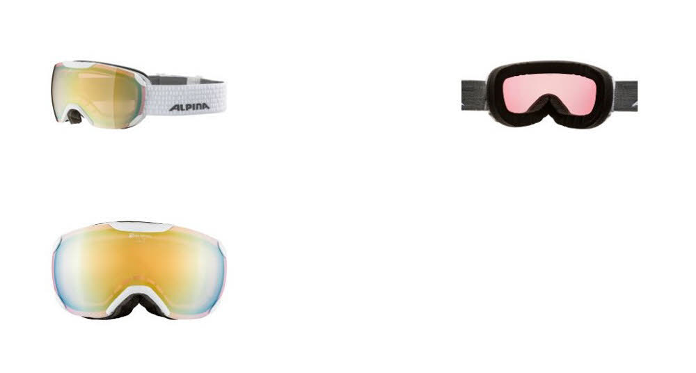 Alpina PHEOS S QV Damen Skibrille Snowboardbrille white gloss