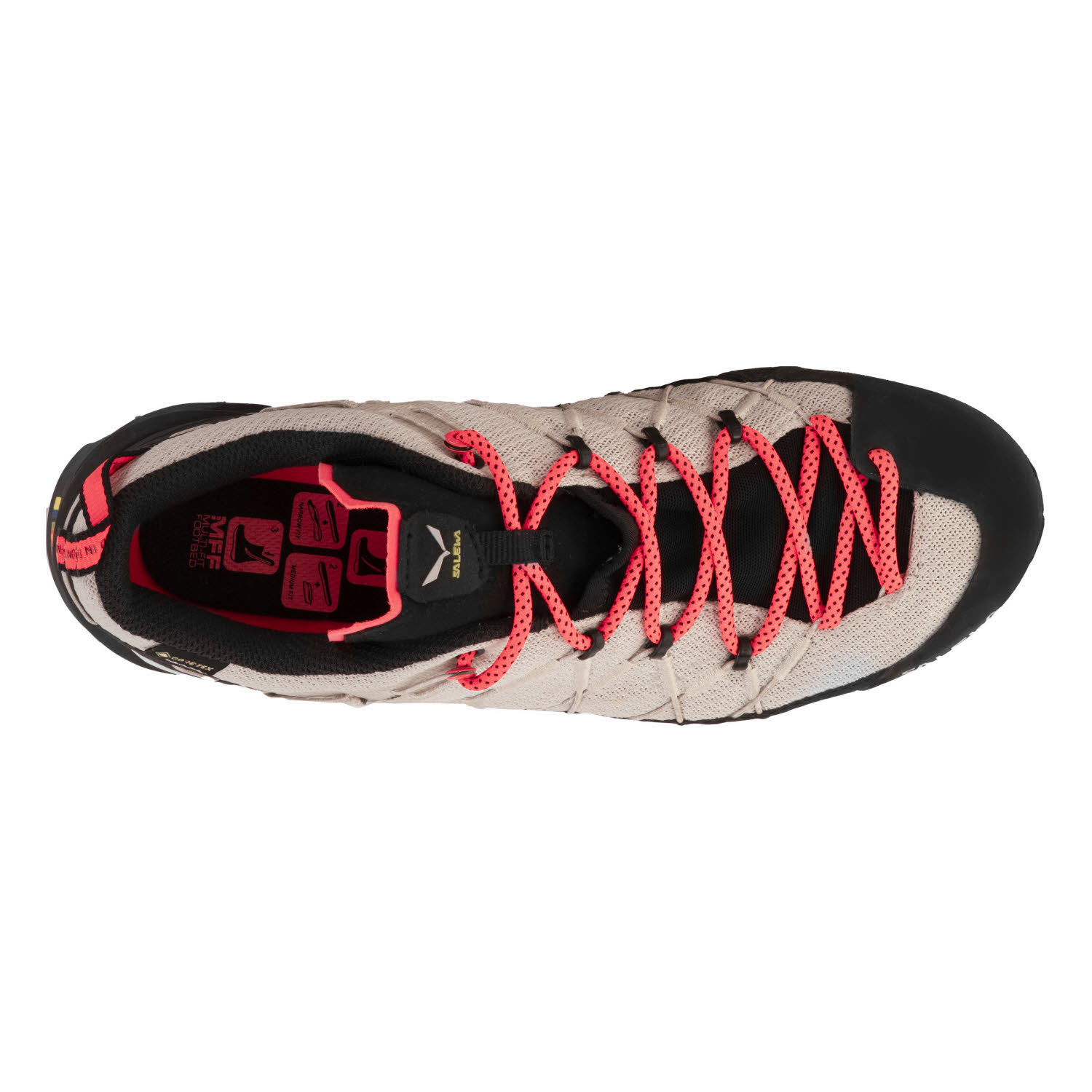 Salewa WILDFIRE 2 GTX W Damen Wanderschuhe Trekkingschuhe oatmeal/black