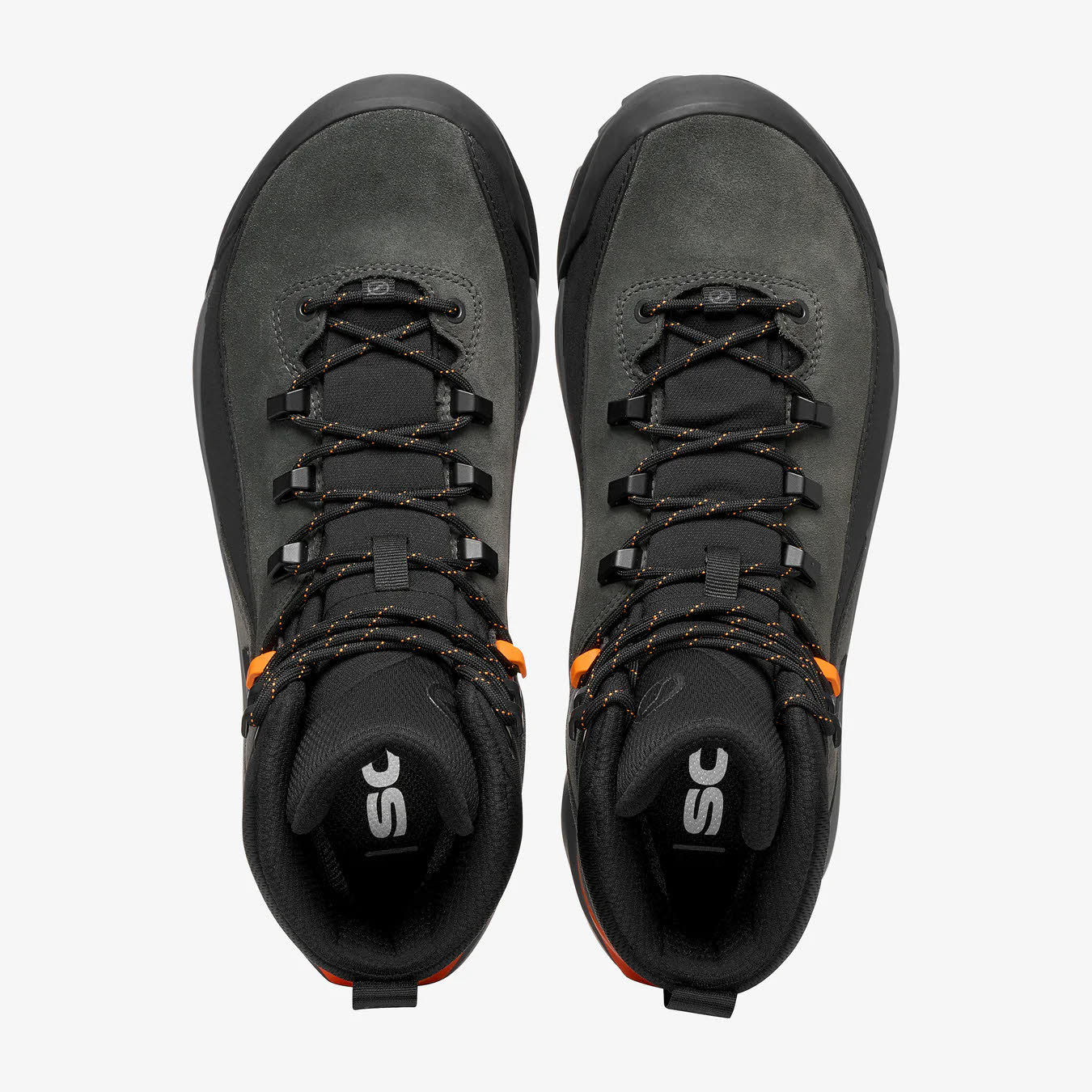 Scarpa MUSTANG TRK GTX Herren Wanderschuhe Trekkingschuhe Mid grau/orange