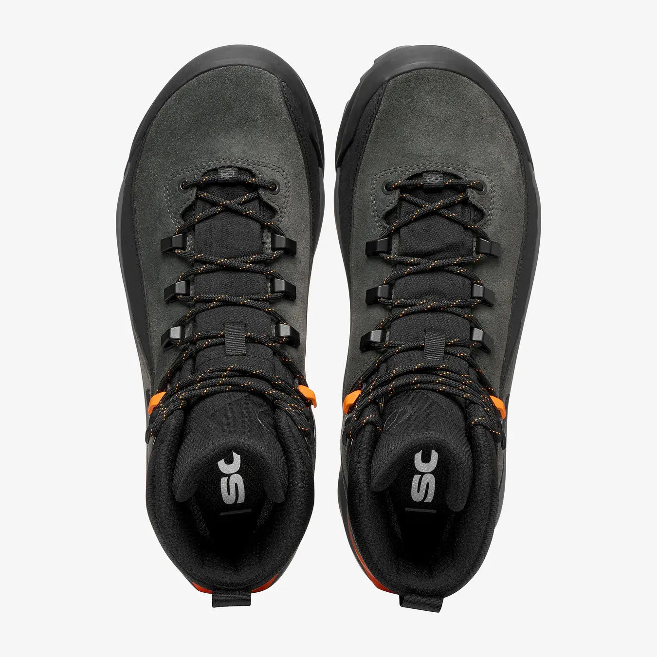 Scarpa MUSTANG TRK GTX Herren Wanderschuhe Trekkingschuhe Mid grau/orange