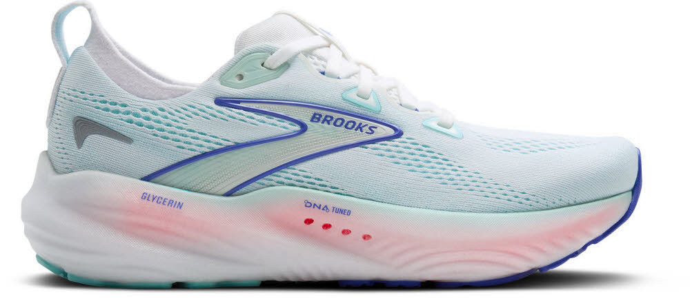 Brooks Glycerin 22 Damen Laufschuhe Joggingschuhe white/limpet shell/amparo blue