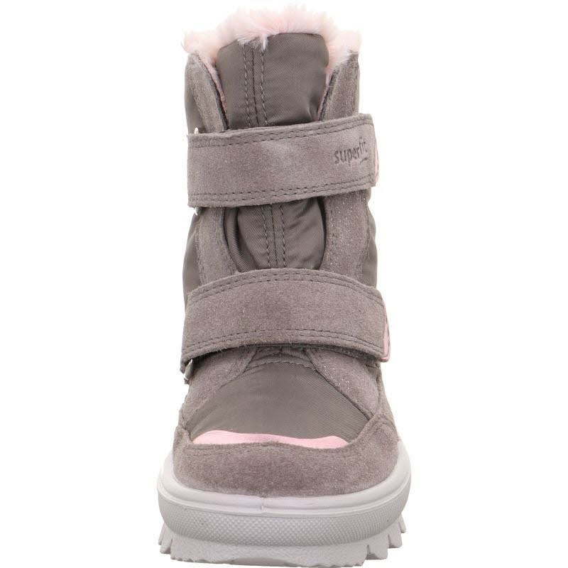 Superfit FLAVIA Mädchen Winterstiefel Snowboots grau/rosa