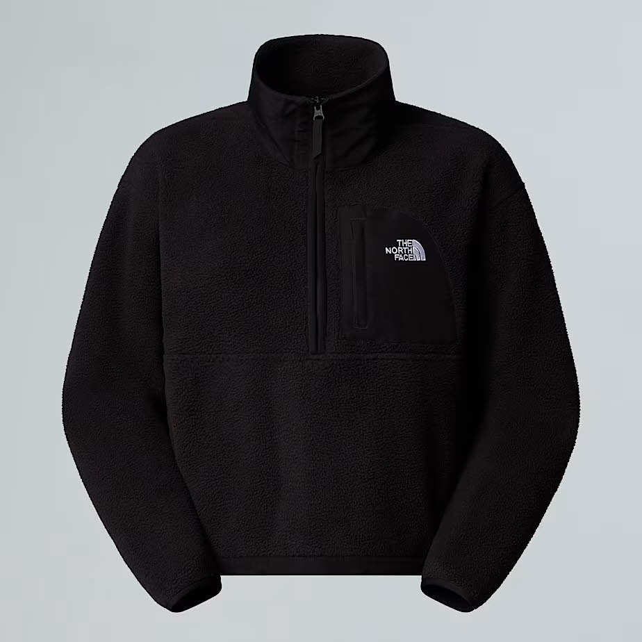 The North Face YUMIORI OFF PEAK 1/2 ZIP Damen Fleecejacke Outdoorweste schwarz