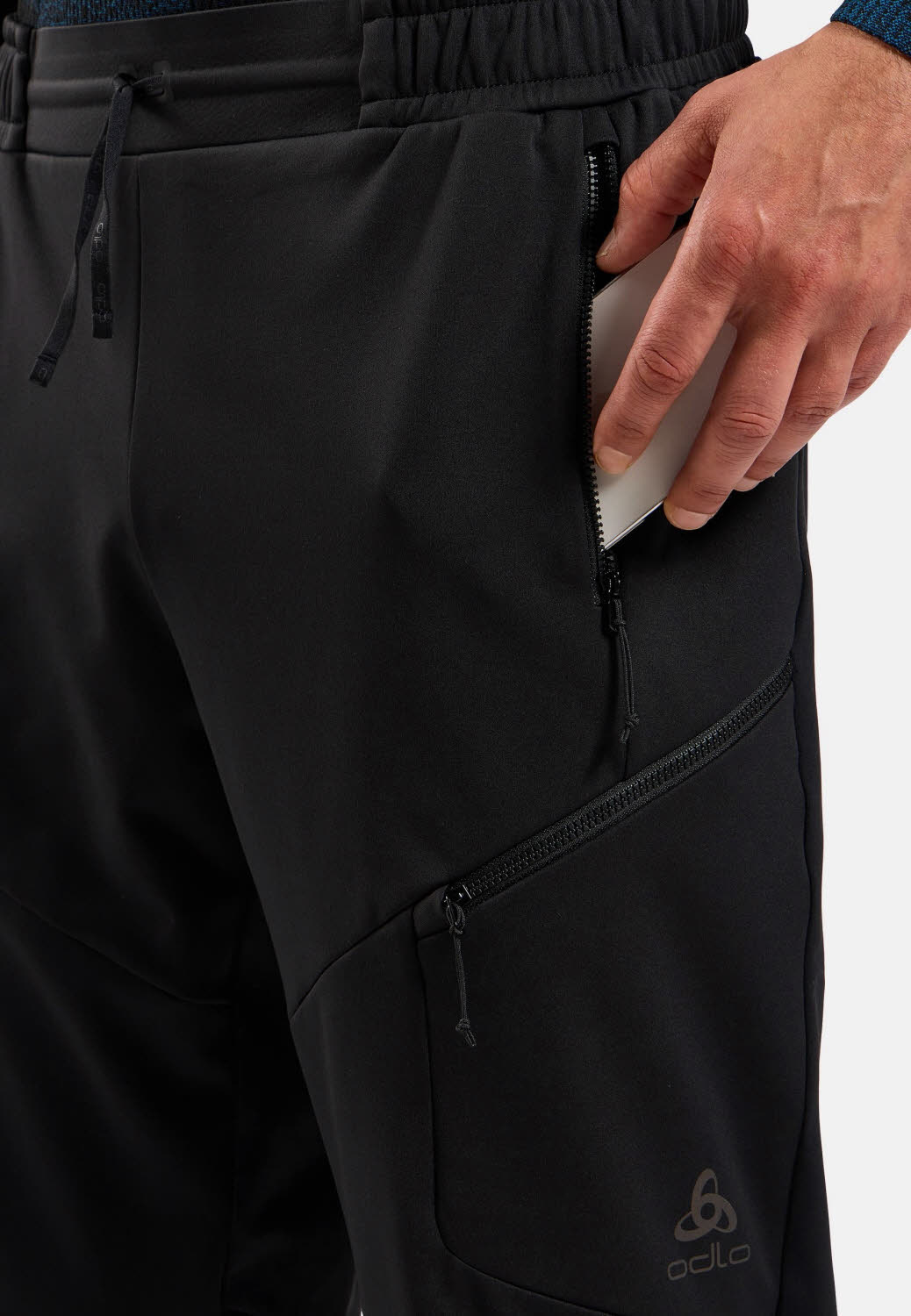 Odlo Zeroweight X-Warm Herren Langlaufhose schwarz