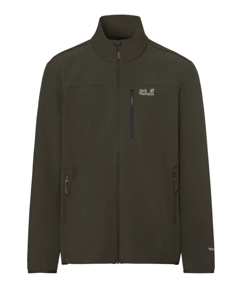 Jack Wolfskin Wild Winds Herren Windjacke Wetterjacke braun