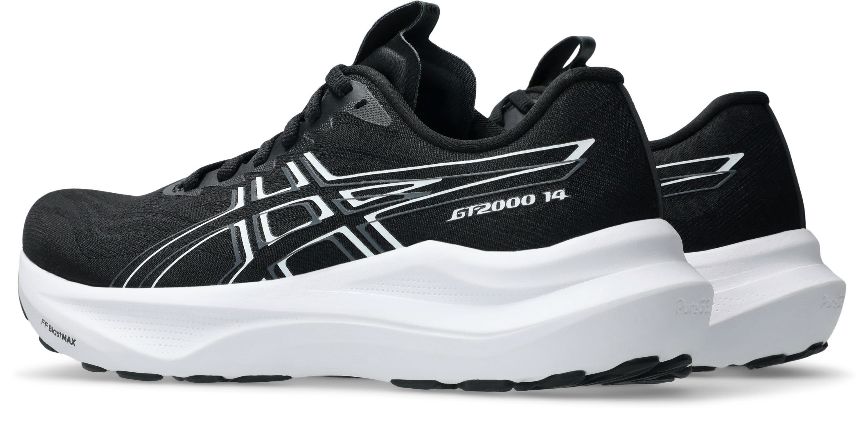 Asics GT-2000 14 Damen Laufschuhe Joggingschuhe schwarz/weiß