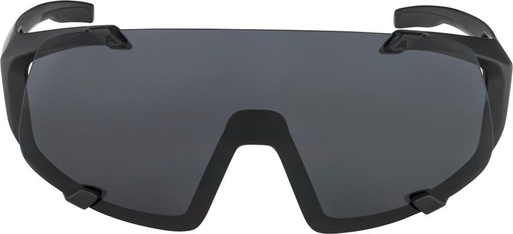 Alpina Hawkeye Unisex Sportbrille Radsportbrille Sonnenbrille all black matt