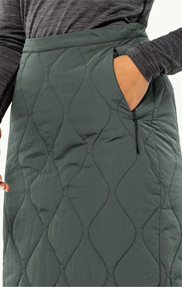 Jack Wolfskin WANDERMOOD SKIRT W Damen Rock Wanderrock slate green