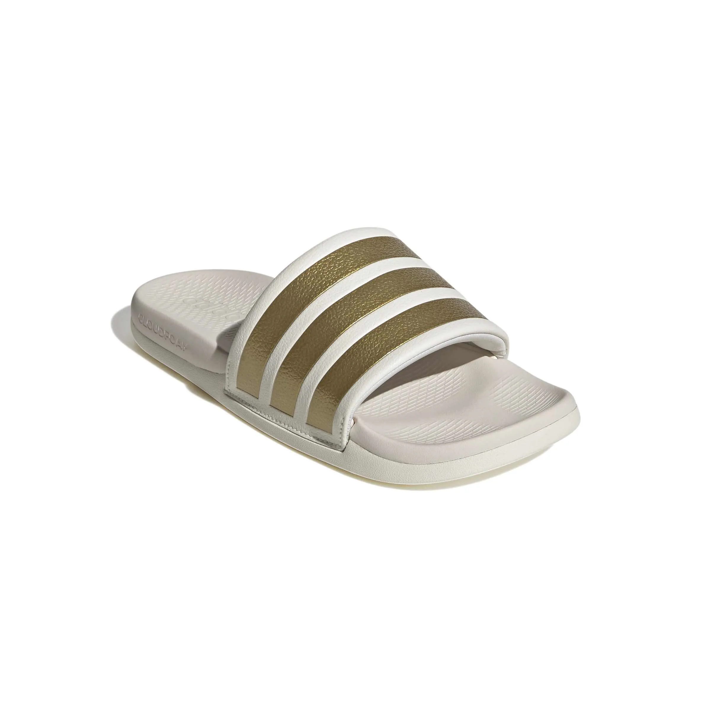 adidas ADILETTE COMFORT 2.0 Damen Badelatschen weiß/gold