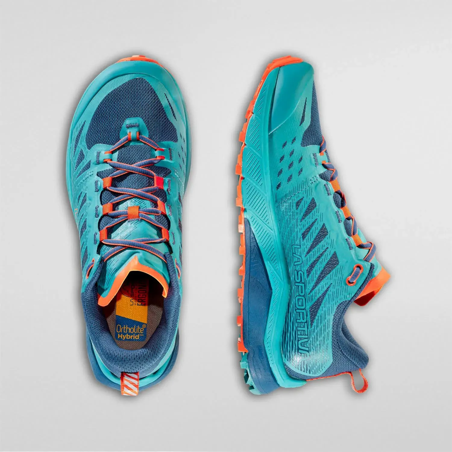 La Sportiva Jackal II Woman GTX Trekkingschuh Wanderschuh Damen hellblau orange