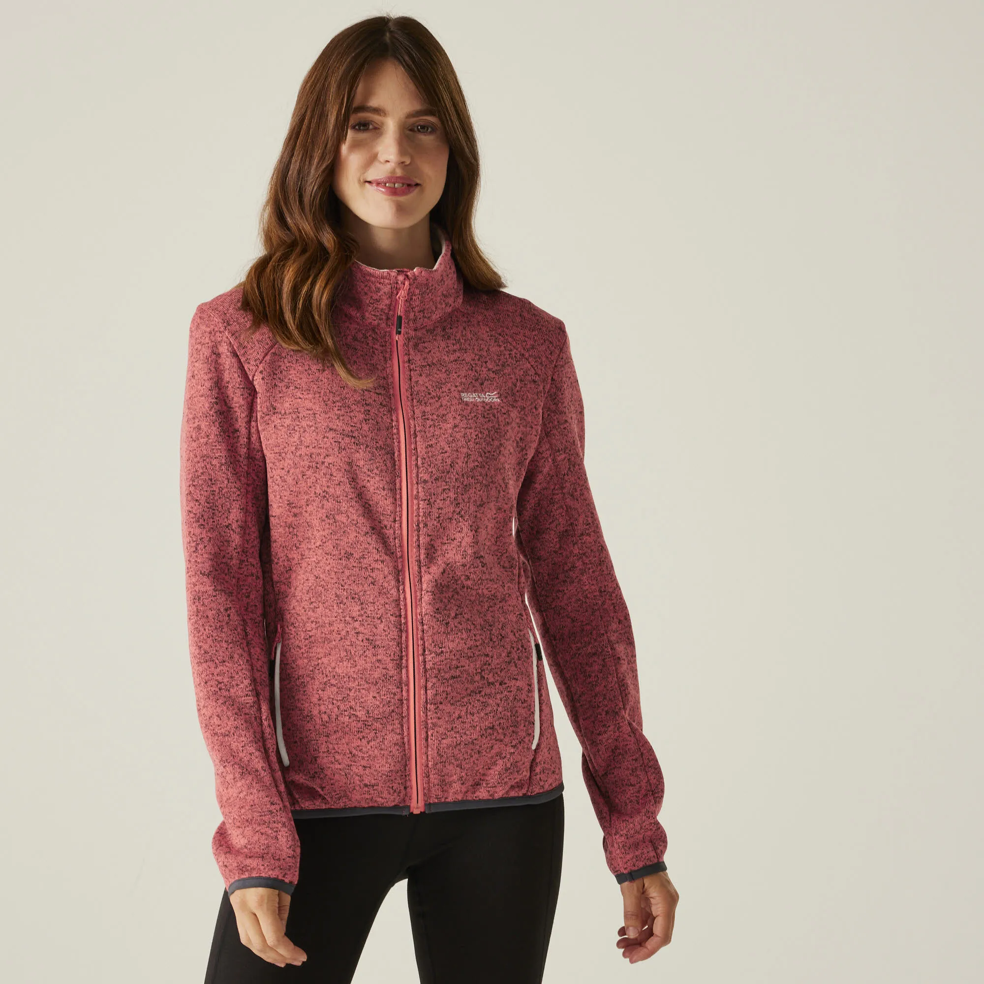 REGATTA Jacke Newhill II Fleecejacke Damen rot rosa