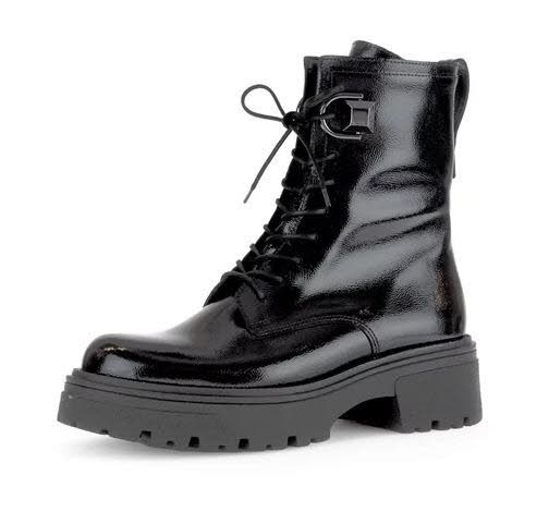 Gabor Biker Boots Damen Stiefelette Schnürschuh schwarz Bild 3 Gabor Biker Boots Damen Stiefelette Schnürschuh schwarz